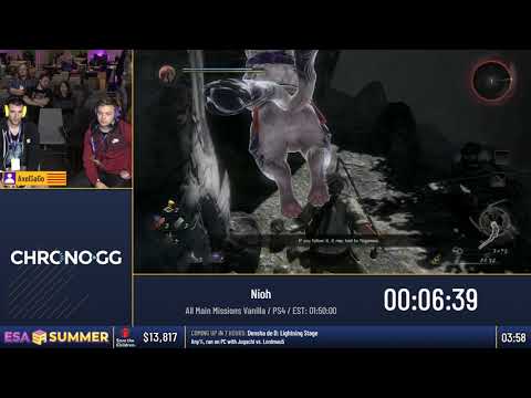 #ESASummer18 Speedruns - Nioh [All Main Missions Vanilla] by AxelSaGo