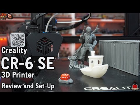 Creality CR-6 SE 3D Printer Auto Levelling FDM Unboxing and Review / setup