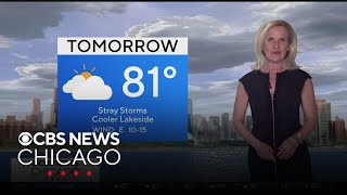 Chicago Weather: Isolated storms possible overnight, cooler on Sunday