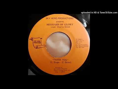 Rare Gospel Soul 45 Messiahs Of Glory - Thank You
