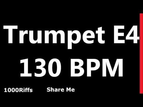 Trumpet Metronome E4 : 130 BPM : Beats Per Minute