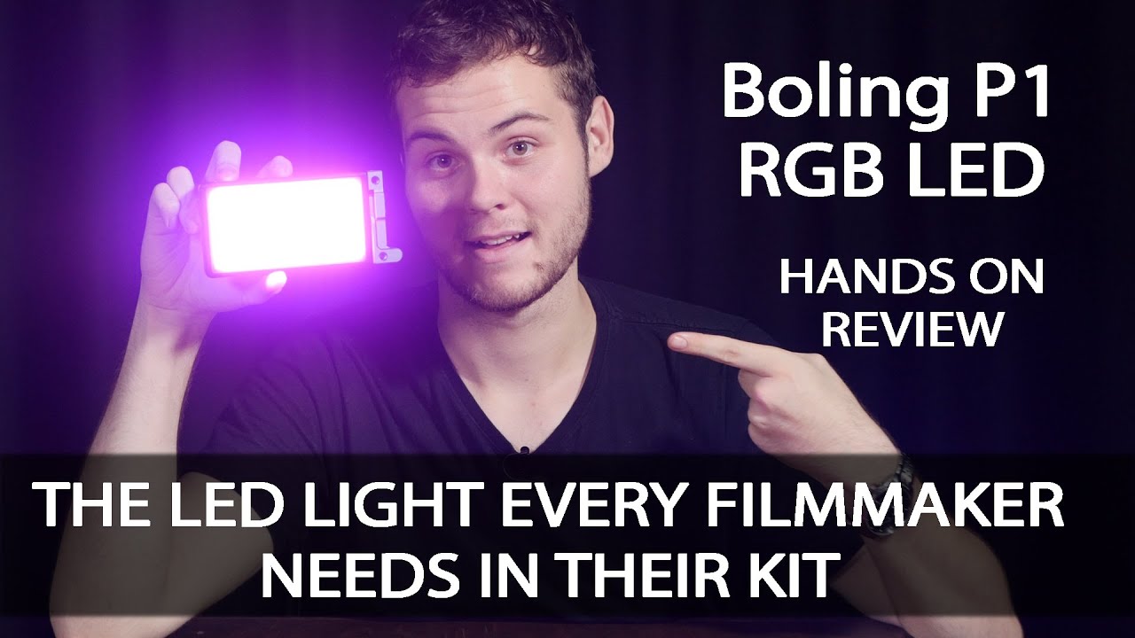 Boling P1 RGB LED Video Light | Hands On Review