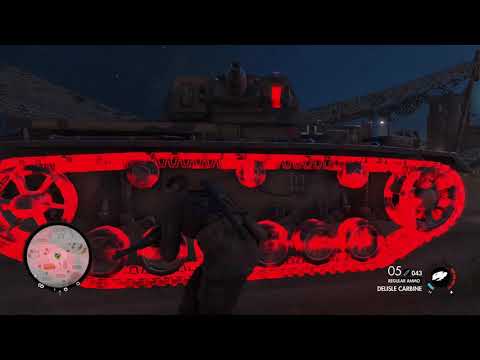 Sniper Elite 4 tank elimination