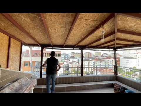 Teras şeffaf kapama,