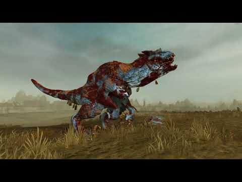 Carnosaur VS Hell Pit Abomination - Total War: Warhammer 2