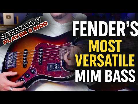 FENDER JAZZBASS V PLAYER II MOD IS PERFECT 🔥: Active, Passive & Noiseless (English Review)