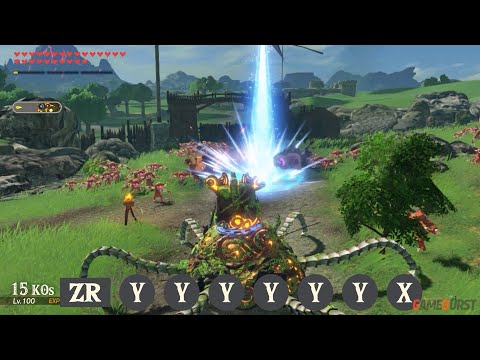Battle Tested Guardian Complete Moveset - Hyrule Warriors: Age of Calamity