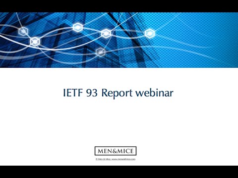 IETF 93 Report Webinar