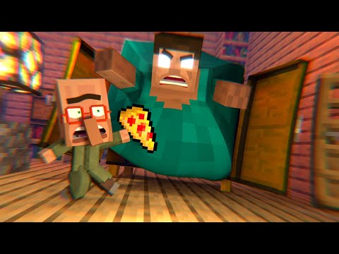 Fat Herobrine Nightmare 2 - Minecraft Animation