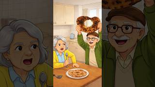 A fight between grandpa and grandma on the breakfast table#learnenglish #english #funny#speakenglish