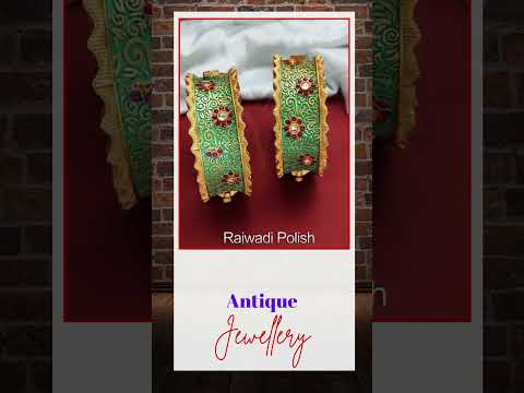 Antique jewelry rajwadi polish designer fancy design antique...