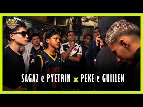 SAGAZ e PYETRIN x PEKE e GUILLEN - 1ª FASE - 243ª EDIÇÃO - Roda Cultural da Rocinha