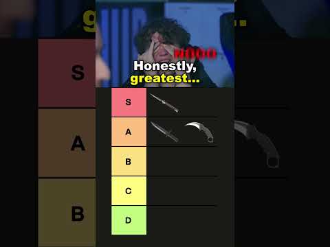 CS2 Knife Tier List  (Pro player opinions) #cs2