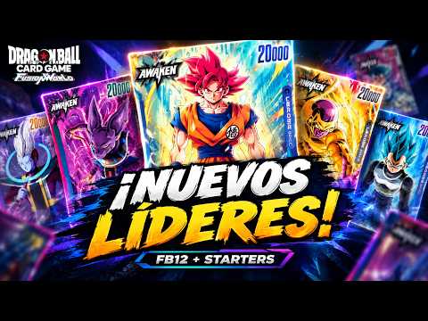 🐉 🔥 ¡SE HAN REVELADO! TODOS LOS NUEVOS LÍDERES DE FB12 + LOS 2 STARTERS DRAGON BALL FUSION WORLD