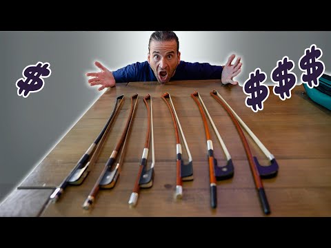 $400 - $4000 double bass bows - can you HEAR a difference?
