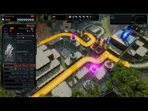 Defense Grid 2 - Mission 7 - Split Decision - Fully Loaded - Normal - Gold