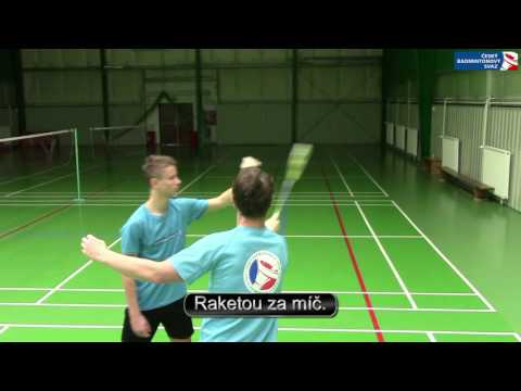 Obranný forhendový drop - technika úderu