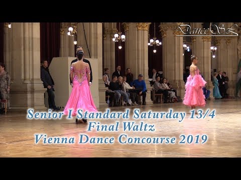 Vienna Dance Concourse 2019 - Senior I Standard All 5 Dances Final WDSF - 13 April 2019
