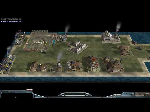 C&C Generals Zero Hour 2v1 No Money map