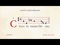 «Credo III» – Ordinario de la Misa – Canto Gregoriano