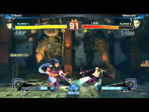USF4 EVO 2014 TOP 8 EG Momochi (YURI, KEN) vs Louffy (ROSE)