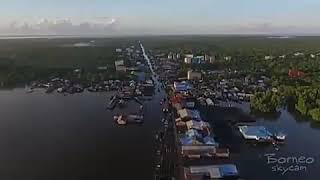 preview picture of video 'Pemandangan pulau padang tikar, menggunakan drone. Video by BORNEO SKYCAM'