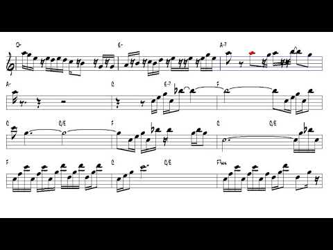 Tenor Sax : Mercy Mercy Mercy  Joe Zawinul  Backing Track