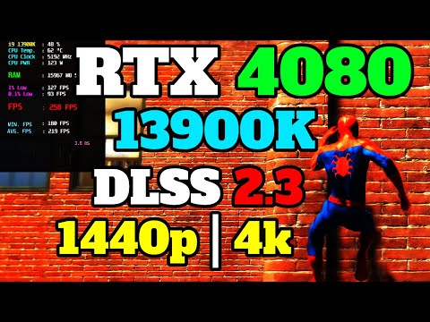 GeForce RTX 4080 16GB + i9 13900K - Game Testing | 1440p | 4K | DLSS 2.3 Quality |