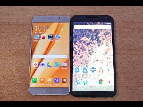 Samsung Galaxy Note 5 vs Nexus 6 Android 6.0 Marshmallow - Full Comparison