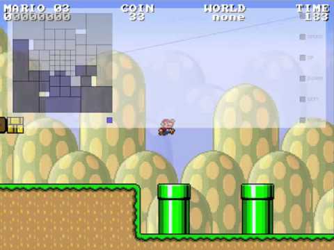NEAT playing Infinite Mario Bros