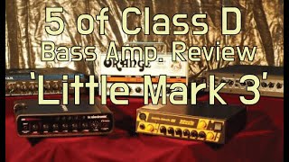 Mark Bass Little Mark 3 - Class D Bass Amp.