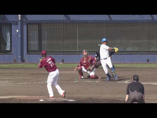 【練習試合】ダブルスチールに、ファイターズ・水谷瞬のタイムリー2ベースヒット!! 鮮やかな攻撃で2点を勝ち越す!!  2025年2月16日 北海道日本ハムファイターズ 対 東北楽天ゴールデンイーグルス