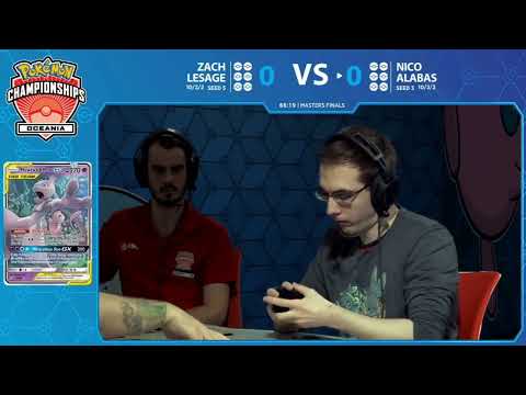 TCG Masters Final Nico Alabas Vs Zach Lesage 2020 Pokémon Oceania International Championships