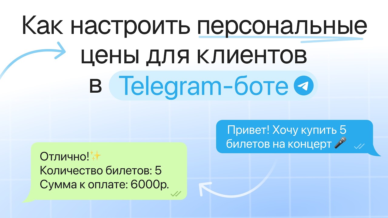 Как продавать товары и услуги по разным ценам в чат-боте | Настройка персонал