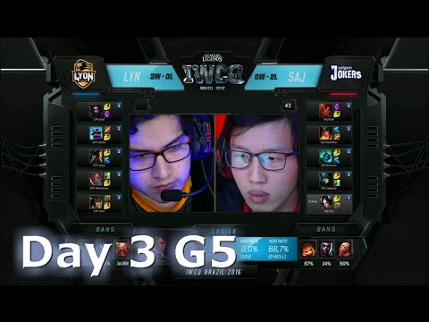 Lyon Gaming vs Saigon Jokers | S6 Worlds 2016 International Wildcard Qualifiers Day 3 | LYN vs SAJ
