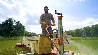 Milling Lumber With A Super Fancy Alaska Chainsaw Sawmill