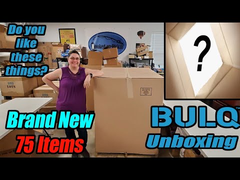 Unboxing a Bulq.com Huge pallet of Brand New Items! Do you Like these things? What's inside?!