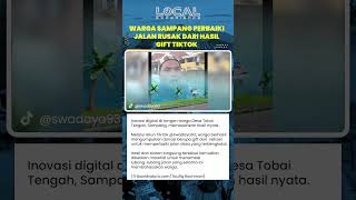 Inovasi Digital Warga Tobai Tengah, Gift TikTok Rp125 Juta Perbaiki Jalan Desa di Sampang Madura