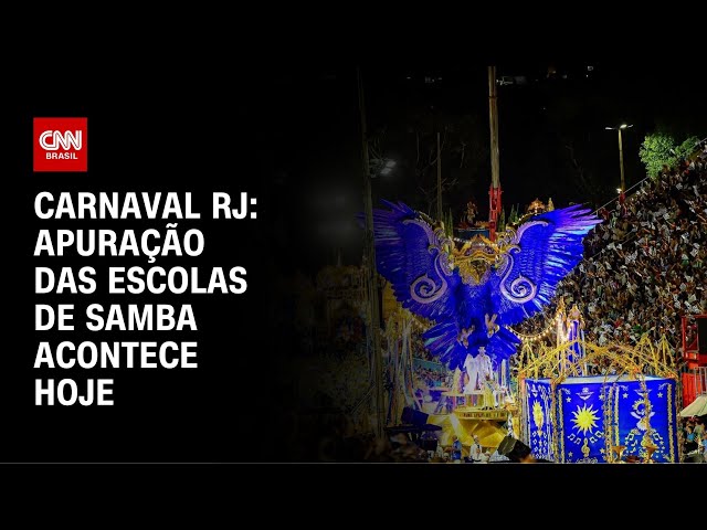 Apuração dos desfiles das escolas de samba do Rj acontece nesta quarta (5) | CNN NOVO DIA