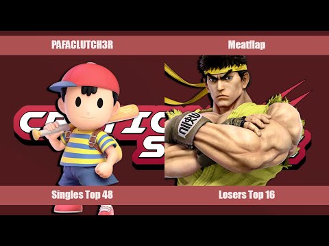 Critical Strike - Losers Top 16 - PAFACLUTCH3R (Ness) vs Meatflap (Ryu)