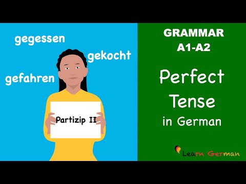 Perfect tense in German | Perfekt | Partizip II | Learn German Grammar | A1-A2