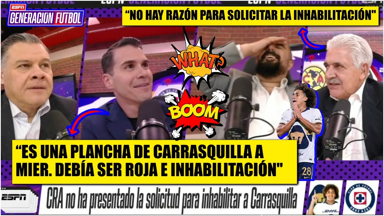 Álvaro y Dipp ESTALLAN contra TUCA por NO CONSIDERAR LA INHABILITACIÓN a Carrasquilla | Generación F