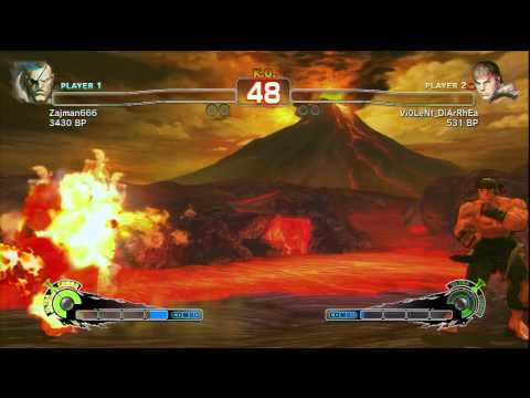 Vi0LeNt_DiArRhEa (Ryu) vs Zajman666 (Sagat) SSF4 [720p]
