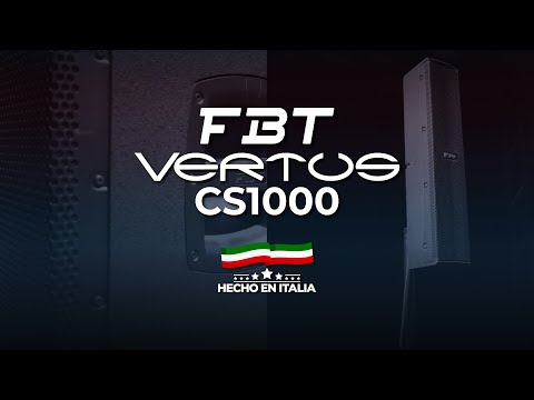 FBT VERTUS CS1000 | Sistema modular potente y versátil para audio profesional