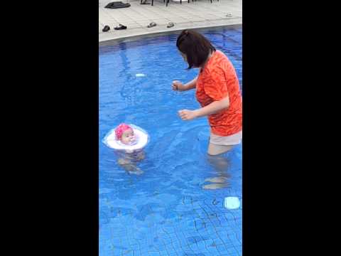 Victoria grace lee first swimming experience