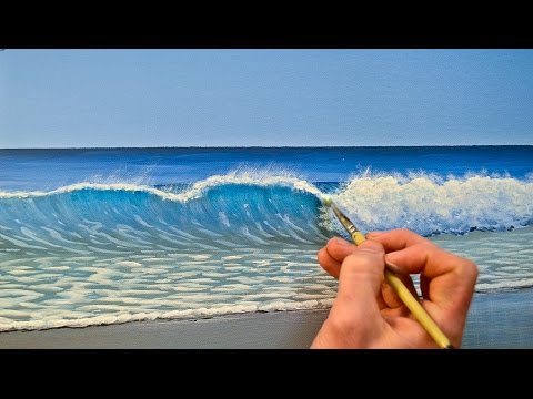 How to Paint a Wave in Acrylics