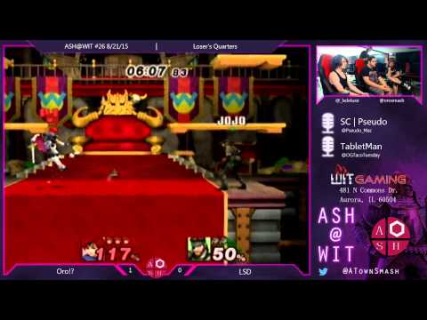 Oro!? (Roy) vs. LSD (Falcon, Snake) - ASH@WIT #26 PM Loser's Quarters