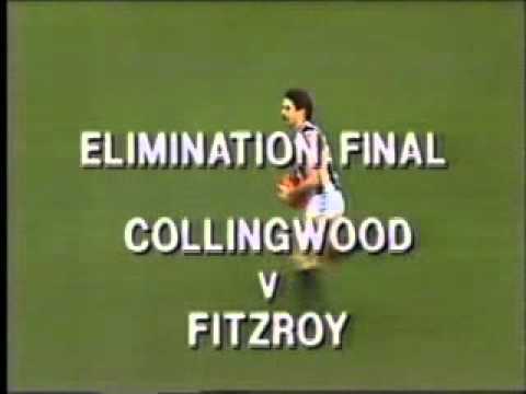Preview VFL Elimination Final Collingwood V Fitzroy Ch 7   1984