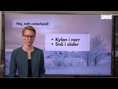 Kyla, snö och rekord