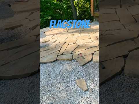 Do you like flagstone? #diy #patio #outdoorpatio #construction #patiostyle